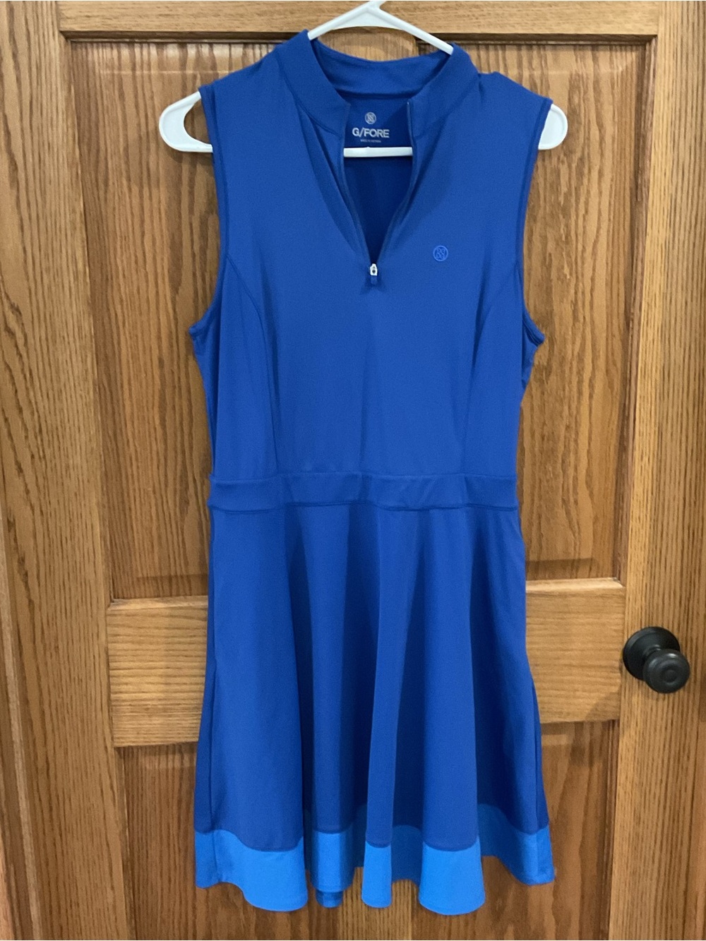 G/FORE Women’s Sleeveless Golf Dress – Medium – Blue Performance Athletic Dress